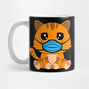 Purrtective Whiskers: Cat-Inspired Nose Mask Mug